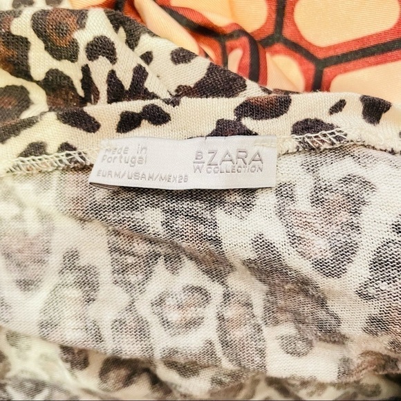 Zara leopard oversized summer lightweight top - Picture 5 of 5